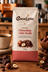 Cafe moido Aromas Chocolate com Avelã - 250g/1kg - Imagem 1