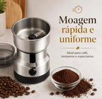Moedor De Café Grãos Temperos Amendoim Semente Elétrico 220v